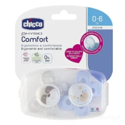 Succhietto Comfort Bimbo Silicone 0-6m 2 Pezzi Chicco