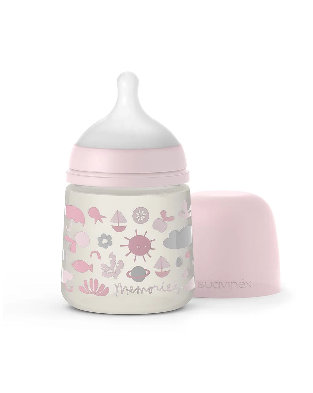 Biberon Memories 150ml Silicone Tettarella Sx Pro Rosa 3 Biberon Memories 150ml Silicone Tettarella Sx Pro Rosa