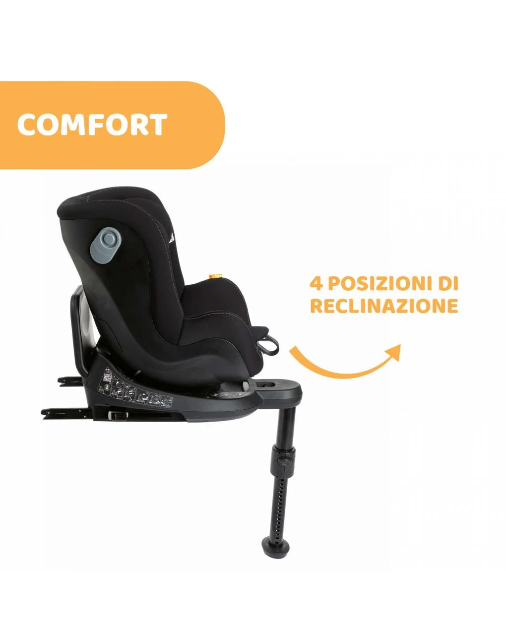 Chicco Seat2fit I-size Black 45-105 Cm 6 Chicco Seat2fit I-size Black 45-105 Cm - immagine 4