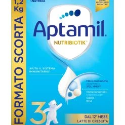 Aptamil Nutribiotik 3 Latte Di Crescita In Polvere - 1.2 Kg