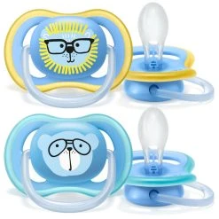 Avent 2 Succhietti Ultra Air 18m+ Azzurro