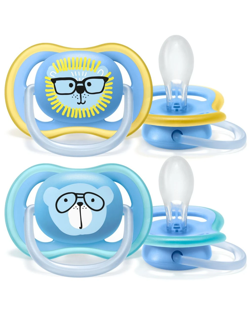 Avent 2 Succhietti Ultra Air 18m+ Azzurro 3 Avent 2 Succhietti Ultra Air 18m+ Azzurro