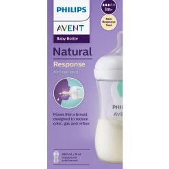 Biberon Natural Con Tettarella A Risposta Naturale E Valvola Airfree Da 260 Ml 1m+ | Senza Bpa - Philips Avent -milk powder shop 1ff41ec0 xz 1352007 3