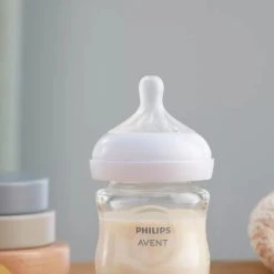 Biberon Natural In Vetro Con Tettarella A Risposta Naturale Da 140ml 0m+ | Senza Bpa - Philips Avent -milk powder shop 21b9788c xz 1349104 3