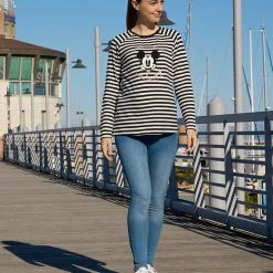 Prenatal T-shirt Premaman Allattamento Fantasia Righe Mikey Mouse -milk powder shop 34ad6091 xz 710144 2