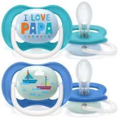 Philips Avent 2 Succhietti Ultra Air Collection 6-18m Papa