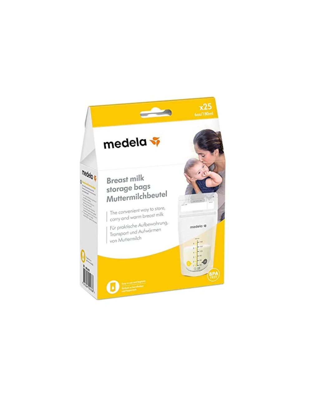 Sacche Conservazione Latte 180ml, 25 Pz 4 Sacche Conservazione Latte 180ml, 25 Pz - immagine 2