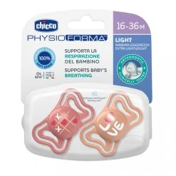 Succhietto Physio Light Pink Sil 16-36m 2 Pezzi - Chicco -milk powder shop 403821a7 xz 1300239 3