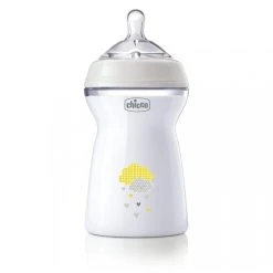 Chicco - Biberon Naturalfeeling Neutro, 6m+, 330 Ml, Flusso Veloce
