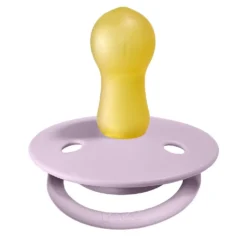 Set 2 Ciucci Tettarella Tonda In Gomma Naturale 6/18 Mesi - Colore Lilla Chiaro E Heather - Bibs -milk powder shop 47950882 xz 1345908 2