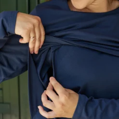 Prenatal T-shirt Premaman Allattamento Blu -milk powder shop 47c575b6 xz 697243 3