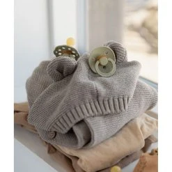 Set 2 Ciucci Tettarella Tonda In Gomma Naturale 0/6 Mesi - Colore Khaki E Dusty Blue - Bibs -milk powder shop 5189167f xz 1345895 8