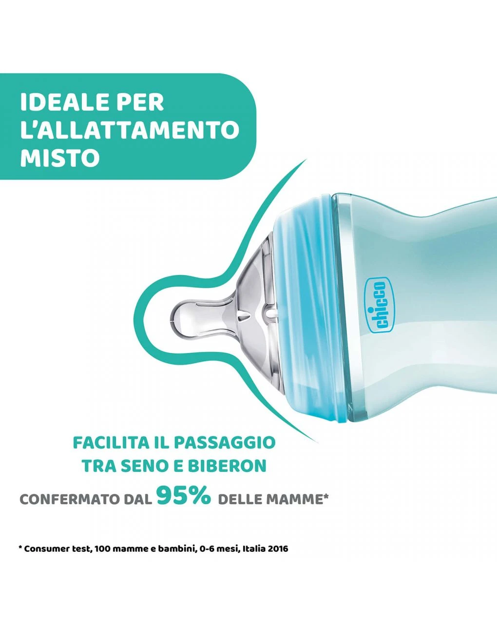 Chicco - Biberon Naturalfeeling Bimbo, 6m+, 330 Ml, Flusso Veloce 6 Chicco - Biberon Naturalfeeling Bimbo, 6m+, 330 Ml, Flusso Veloce - immagine 4