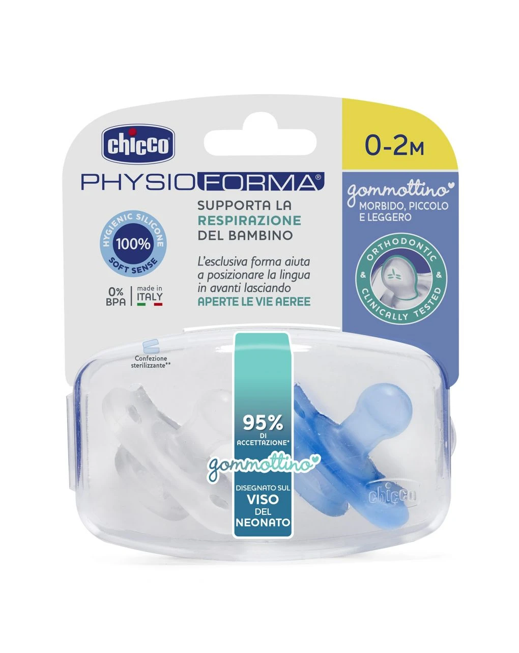 Gommottino Silicone 0-2 Bimbo 2pz 3 Gommottino Silicone 0-2 Bimbo 2pz