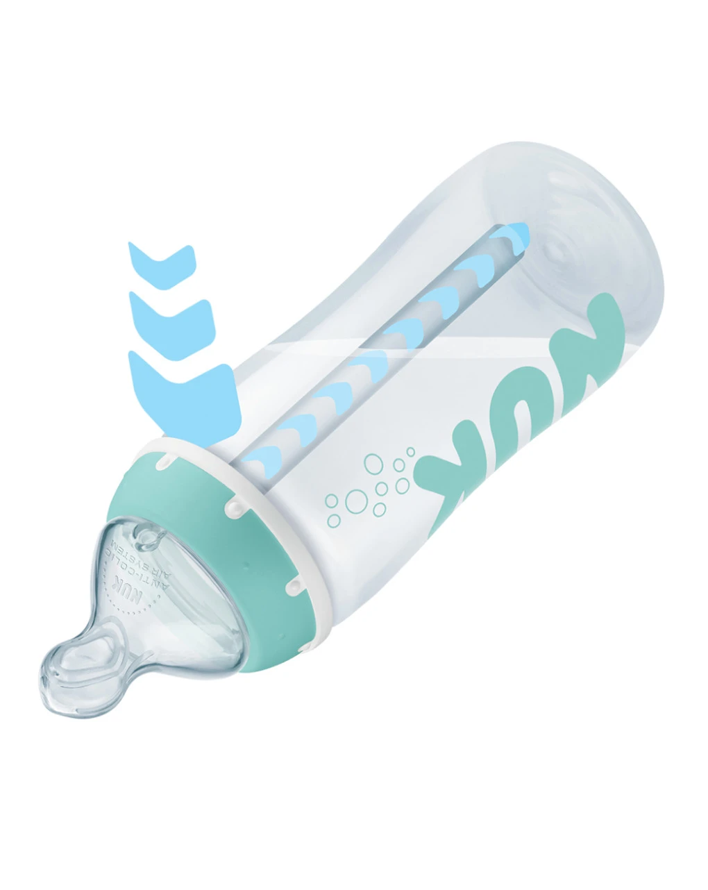 Nuk Biberon Fc+ Anticolic Pro Pp300ml Silicone 0-6m 4 Nuk Biberon Fc+ Anticolic Pro Pp300ml Silicone 0-6m - immagine 2