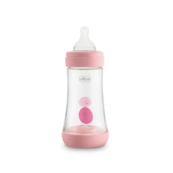 Perfect 5 Biberon 240 Ml Rosa- Flusso Medio Chicco