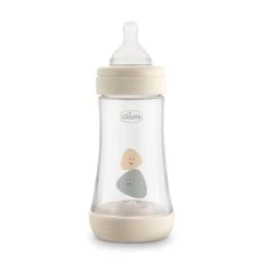 Perfect 5 Biberon 240 Ml Beige- Flusso Medio Chicco