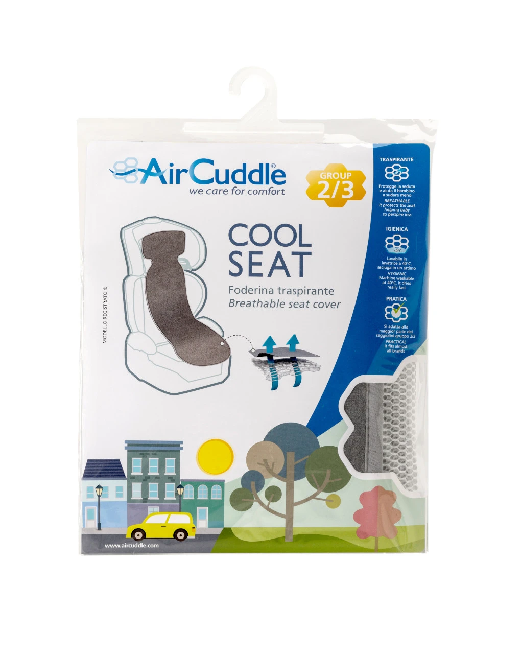 Cool Seat Foderina Grigia Gruppo 2/3 - Aircuddle 5 Cool Seat Foderina Grigia Gruppo 2/3 - Aircuddle - immagine 3