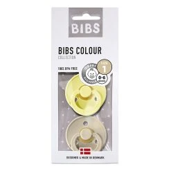 Set 2 Ciucci Tettarella Tonda In Gomma Naturale 6/18 Mesi - Colore Sunshine E Sabbia - Bibs