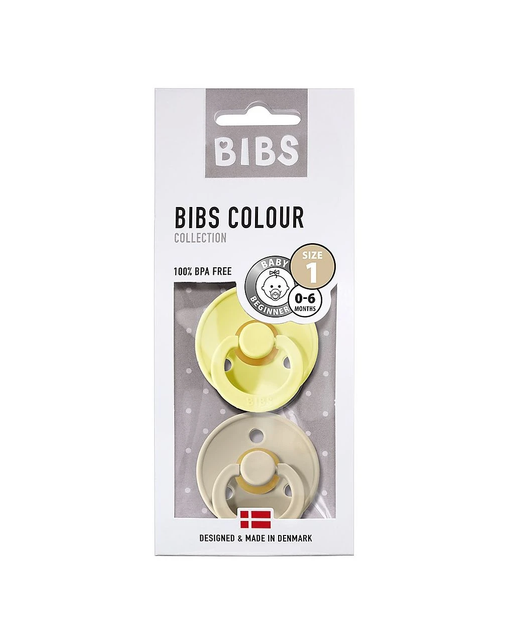 Set 2 Ciucci Tettarella Tonda In Gomma Naturale 6/18 Mesi - Colore Sunshine E Sabbia - Bibs 3 Set 2 Ciucci Tettarella Tonda In Gomma Naturale 6/18 Mesi - Colore Sunshine E Sabbia - Bibs