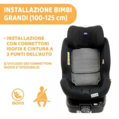 Seggiolino Auto Seat3 Fit I-size Black Air 40-125 Cm - Chicco -milk powder shop 6758ea86 xz 000000000000693506 02