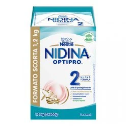 Nestlé Nidina Optipro 2 Da 6 Mesi Latte Di Proseguimento In Polvere - 1.2 Kg (2x600g)