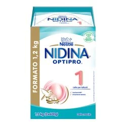 Nestlé Nidina Optipro 1 Dalla Nascita Latte In Polvere - 1.2 Kg (2x600g)
