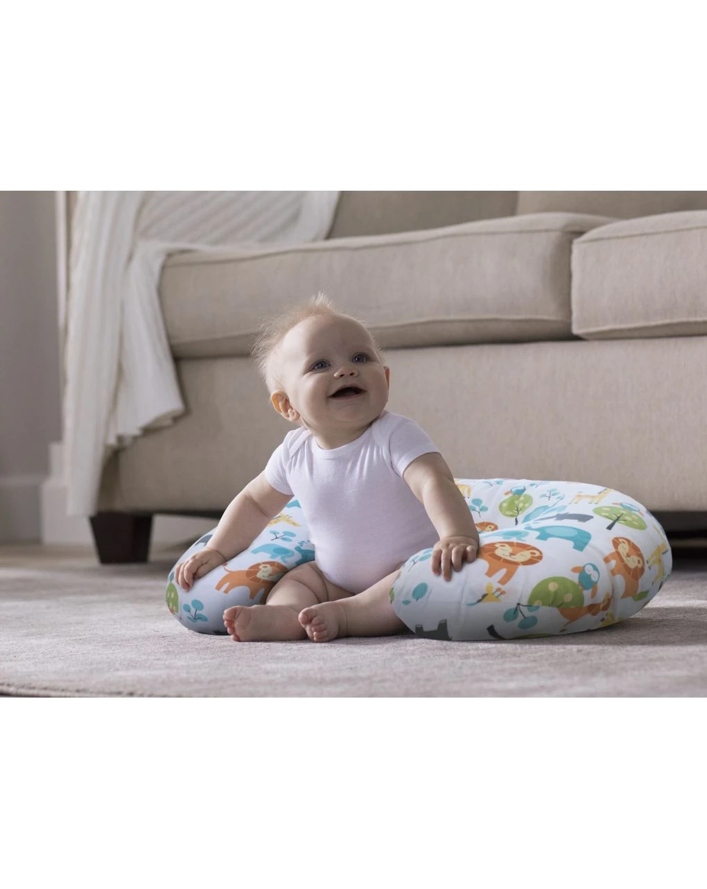 Cuscino Allattamento Boppy Peaceful Jungle 5 Cuscino Allattamento Boppy Peaceful Jungle - immagine 3