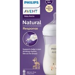 Biberon Natural Con Tettarella A Risposta Naturale Decorazione Giraffe Da 260 Ml 1m+ | Senza Bpa - Philips Avent -milk powder shop aecf17d0 xz 1349100 3
