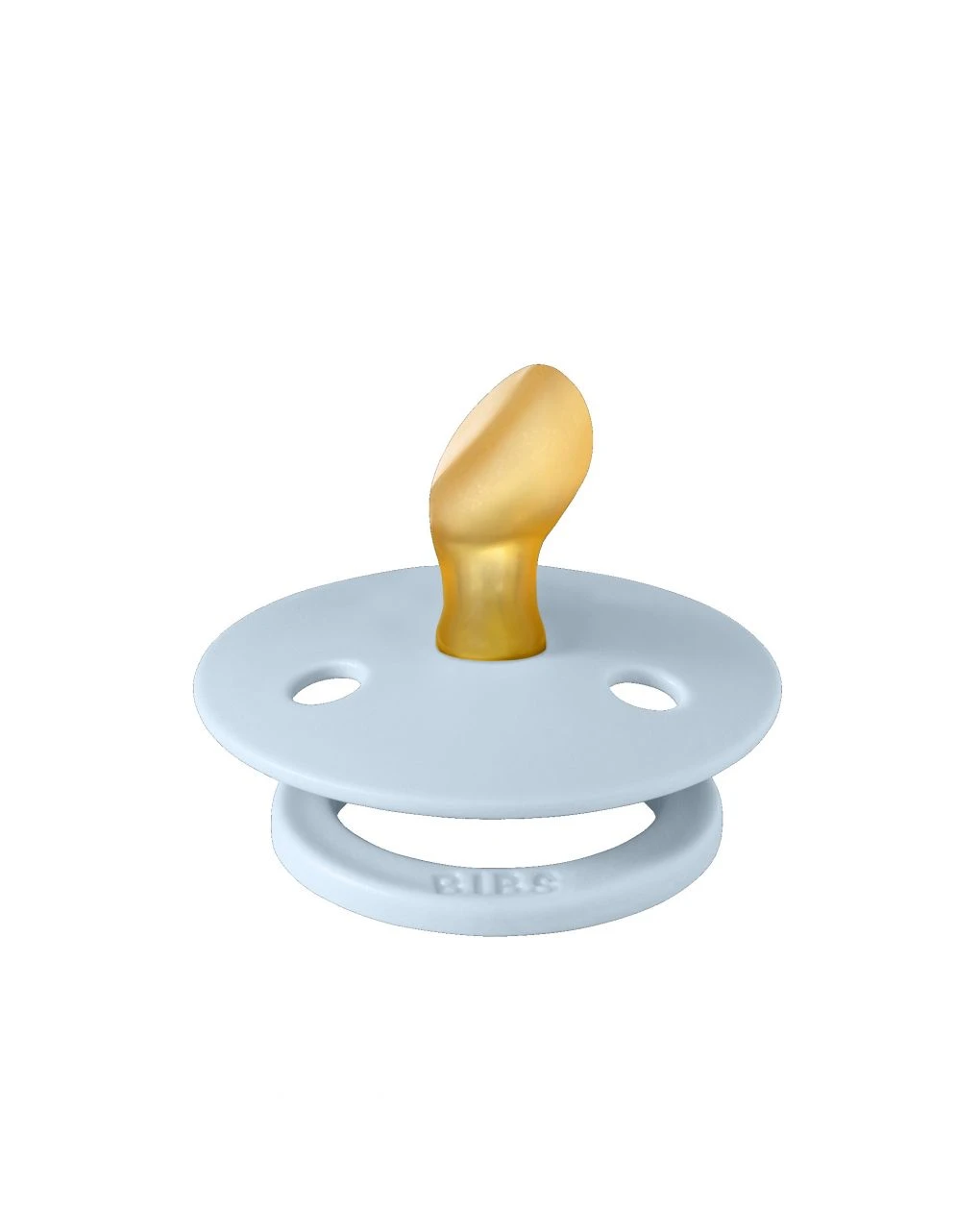 Set 2 Ciucci Tettarella Anatomica In Gomma Naturale 0/6 Mesi - Colore Baby Blue E Petrolio - Bibs 5 Set 2 Ciucci Tettarella Anatomica In Gomma Naturale 0/6 Mesi - Colore Baby Blue E Petrolio - Bibs - immagine 3