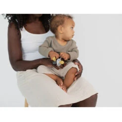 Set 2 Ciucci Tettarella Anatomica In Gomma Naturale 6/18 Mesi - Colore Baby Blue E Petrolio - Bibs -milk powder shop bd1adb69 xz 1345892 5