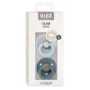 Set 2 Ciucci Tettarella Anatomica In Gomma Naturale 0/6 Mesi - Colore Baby Blue E Petrolio - Bibs -milk powder shop bf8d0e75 xz 1345891
