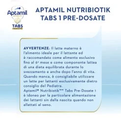 Nutribiotik Tabs 1 Pre-dosate - Latte Per Lattanti In Tabs 0-6 Mesi - 21 Bustine (105 Tabs) - Aptamil -milk powder shop c2acac59 5391522476431 4