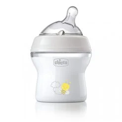 Chicco - Biberon Naturalfeeling Neutro, 0m+, 150 Ml, Flusso Lento