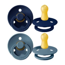 Set 2 Ciucci Tettarella Tonda In Gomma Naturale 6/18 Mesi - Colore Deep Space E Petrolio - Bibs -milk powder shop cb0a5869 xz 1276281 1