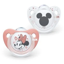 Nuk Succhietto Tl Disney Minnie_red_silicone 6--18 2pz -milk powder shop cd656341 xz 000000000000691481 01