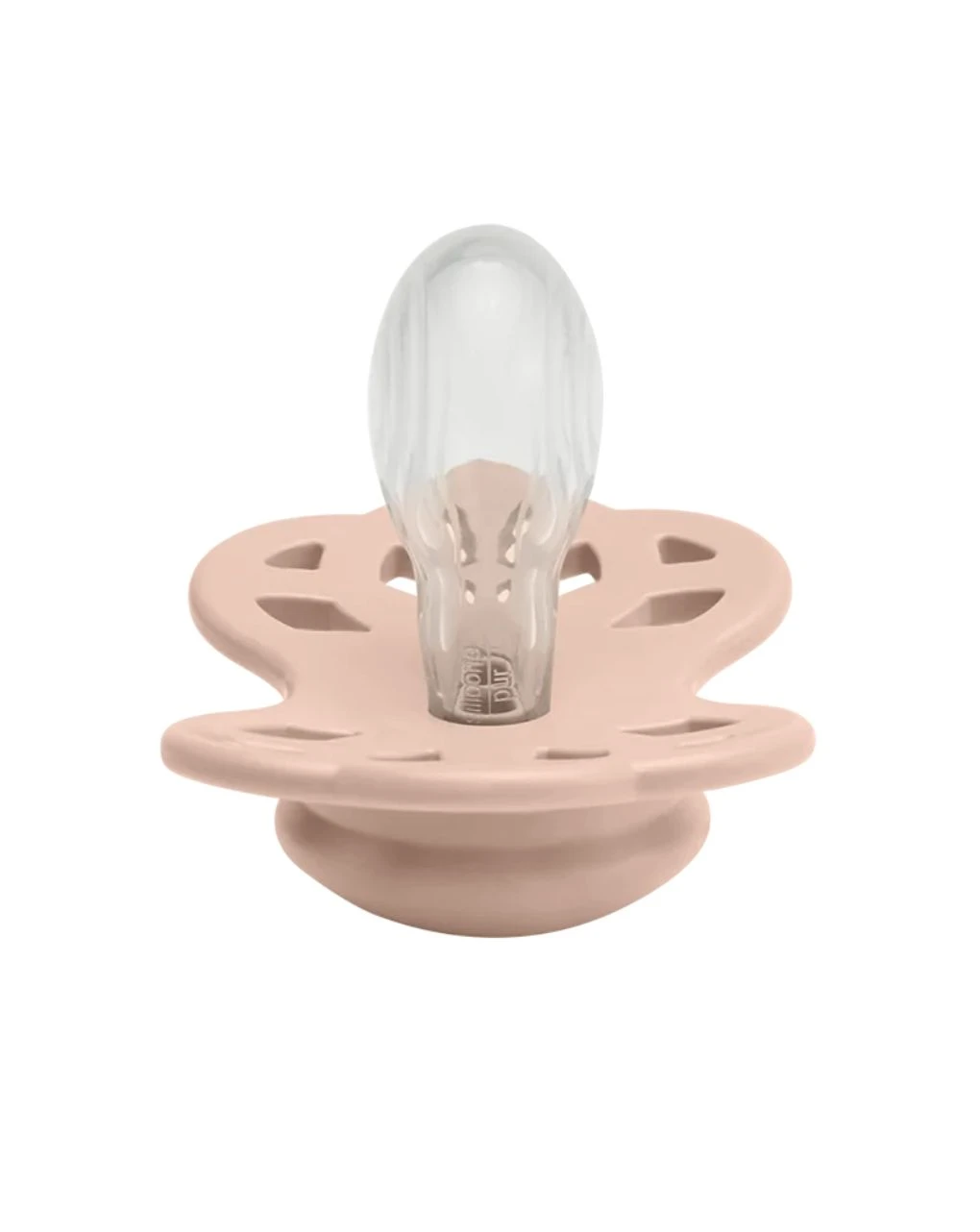 Set 2 Ciucci Tettarella Simmetrica In Silicone 6/18 Mesi - Colore Avorio/rosa Cipria - Bibs 5 Set 2 Ciucci Tettarella Simmetrica In Silicone 6/18 Mesi - Colore Avorio/rosa Cipria - Bibs - immagine 3