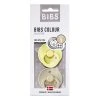 Set 2 Ciucci Tettarella Tonda In Gomma Naturale 0/6 Mesi - Colore Sunshine E Sabbia - Bibs