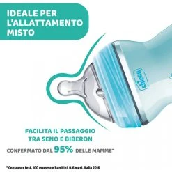 Chicco - Biberon Naturalfeeling Bimbo, 2m+, 250 Ml, Flusso Medio -milk powder shop dd227d43 xz 000000000000698996 03