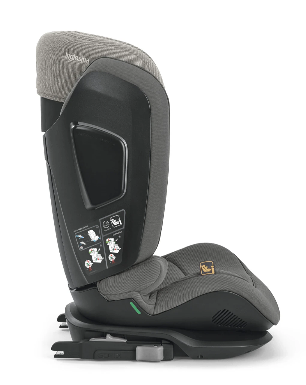 Seggiolino Auto Cartesio I-size Colore Stone Grey 100-150 Cm - Inglesina 4 Seggiolino Auto Cartesio I-size Colore Stone Grey 100-150 Cm - Inglesina - immagine 2