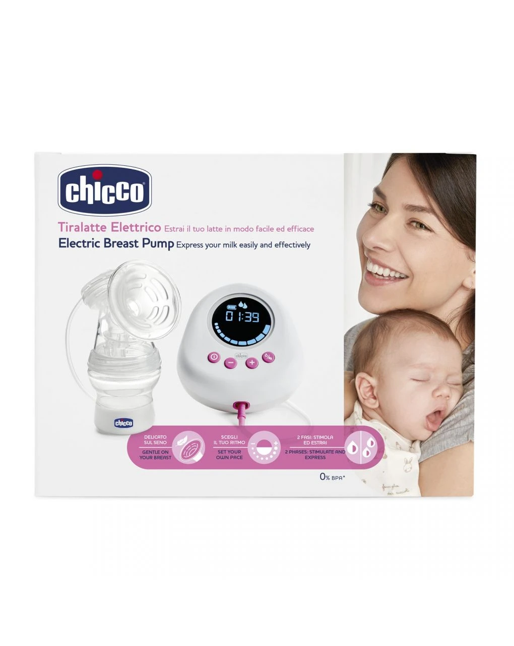 Tiralatte Elettrico Chicco Naturally Me 4 Tiralatte Elettrico Chicco Naturally Me - immagine 2