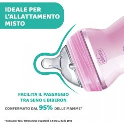 Chicco - Biberon Naturalfeeling Bimba, 2m+, 250 Ml, Flusso Medio -milk powder shop f7496038 xz 000000000000698995 03