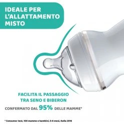 Chicco - Biberon Naturalfeeling Neutro, 2m+, 250 Ml, Flusso Medio -milk powder shop f889d8bb xz 000000000000698994 03