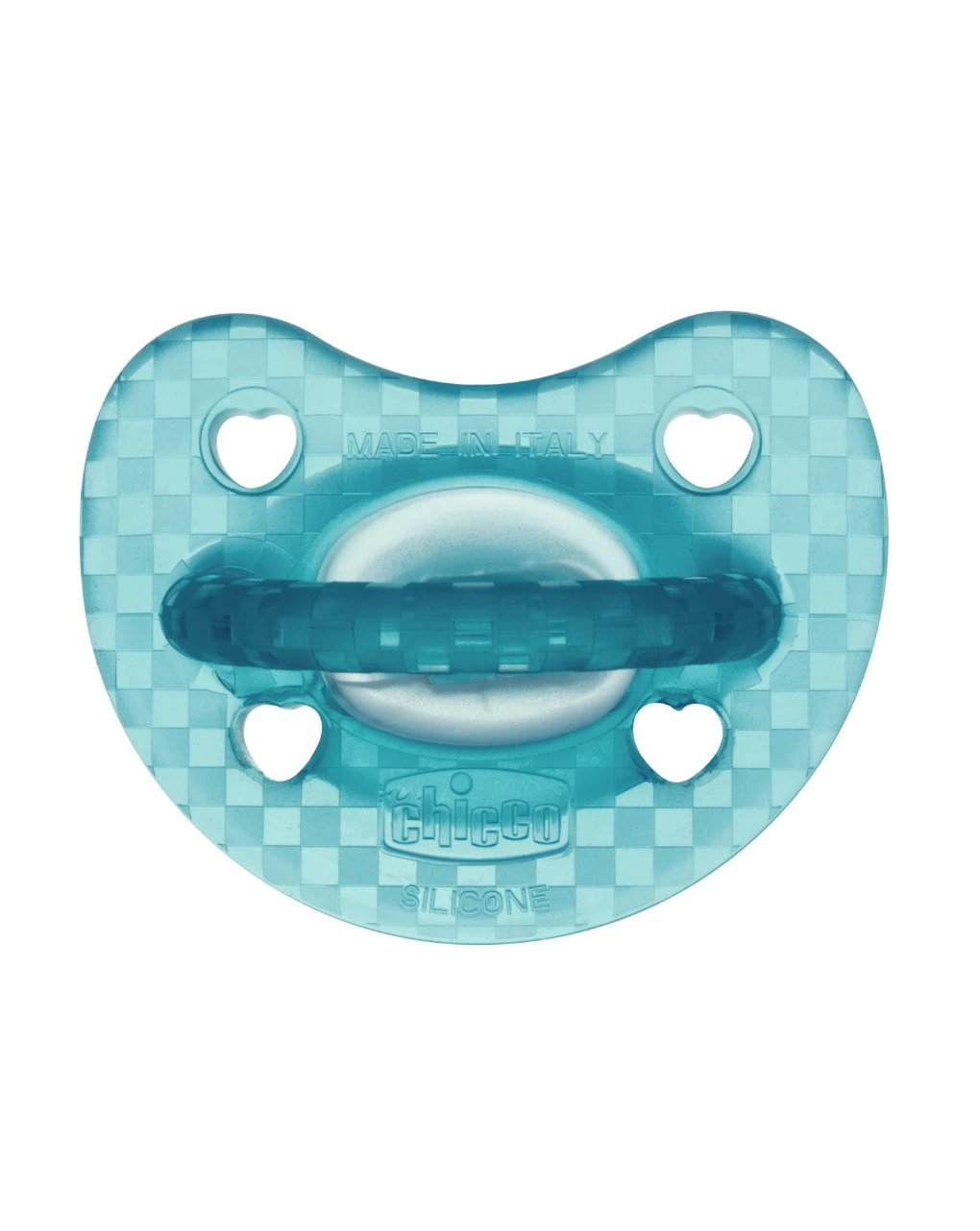 Gommotto Silicone Luxe 16-36m 2pz Azzurro/trasparente - Chicco 4 Gommotto Silicone Luxe 16-36m 2pz Azzurro/trasparente - Chicco - immagine 2