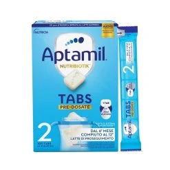 Nutribiotik Tabs 2 Pre-dosate - Latte Di Proseguimento In Tabs 6-12 Mesi - 21 Bustine (105 Tabs) - Aptamil